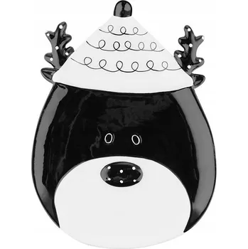 Talíř Ozdobný talířek Medvídek Florina 19,2x14,5x1,8 cm