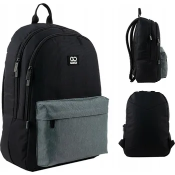 Městský batoh ŠKOLNÍ BATOH ČERNÝ pro TEENAGERY GoPack