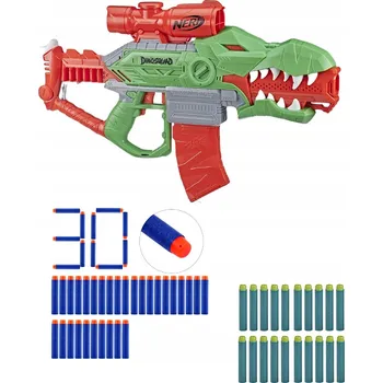 NERF RAKETOMET DINOSQUAD REX-RAMPAGE + 30 ŠIPEK