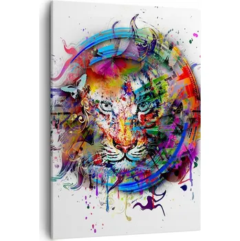 Obraz Obraz na plátně do obýváku ložnice 50x70 abstrakce obrazy na zeď