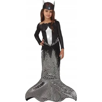 Karnevalový kostým KOSTÝM TEMNÁ MOŘSKÁ VÍLA SYRENA HALLOWEEN 146