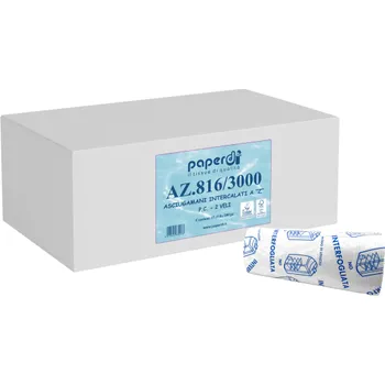 Papírový ručník Skládané papírové ručníky Paperdi, sklad Z - 15 x 200 ks, 2 vrst., 21 x 24 cm, celulóza