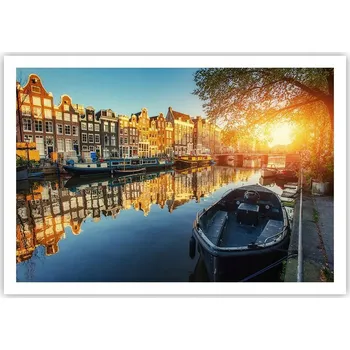 Obraz Plakát na zeď bez rámu 100x70 město obraz plakáty do obývacího pokoje ložnice