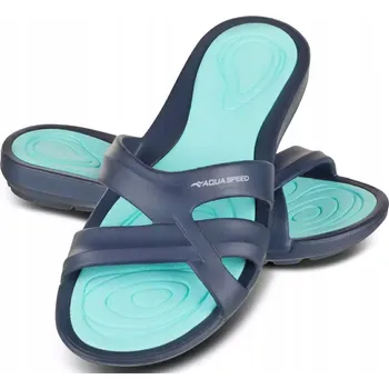 Dámské pantofle Nazouváky Aqua Speed Panama modré velikost 38