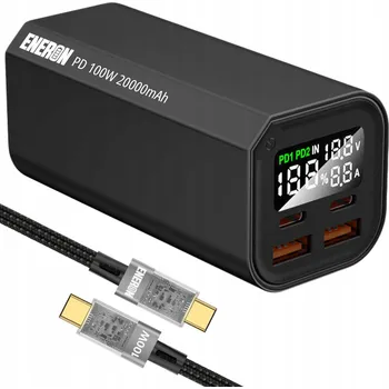 Powerbanka Powerbanka Eneron 20000 mAh černá