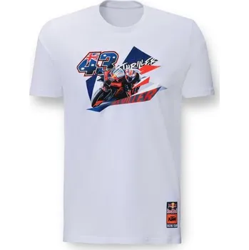 Pánské tričko KTM JACK MILLER T-SHIRT bílá M