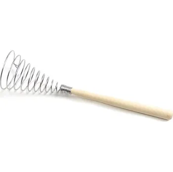 Šlehací metla METLIČKA NA ŠLEHAČKU S DŘEVĚNOU RUKOJETÍ MALÁ