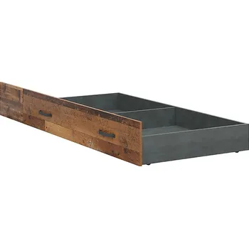 Úložný box BRW WESTON šuplík LOZ/90, borovice old style/matera