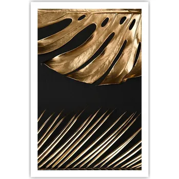 Obraz Obraz plakát do obýváku, ložnice 61x91 cm – list palmy, plakáty na zeď bez rámu