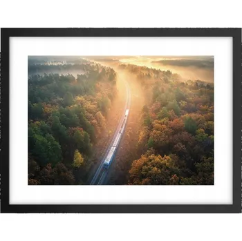 Obraz Obraz plakát v černém rámu do obýváku 40x30 foto na zeď