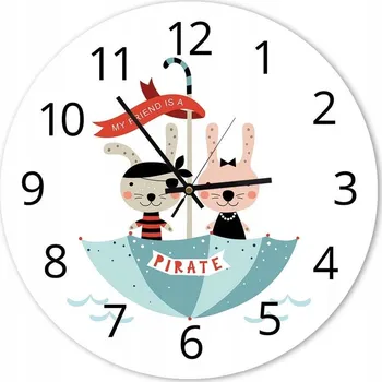 Hodiny Nástěnné hodiny Mydecor, vícebarevné, 80 cm