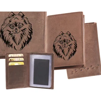 Obal na doklad Pouzdro Na Doklady "Německý Špic" - Dárek pro milovníka psů