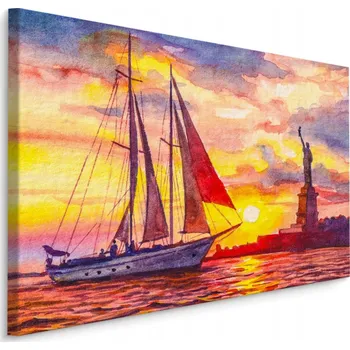 Obraz Obraz Socha Svobody Plachetnice JORK 90x60