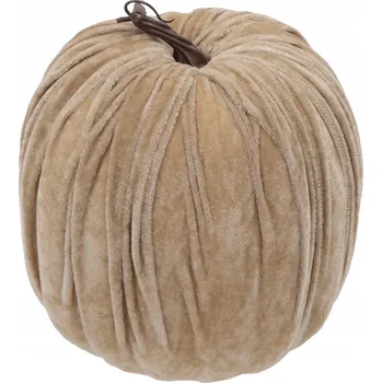 Dekorativní dýně umělá látková dýně ozdoba Halloween 20 cm
