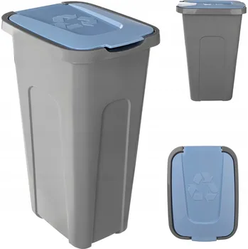 Odpadkový koš ODPADKOVÝ KOŠ NÁDOBA NA TŘÍDĚNÝ ODPAD 30L KYBLÍK POPELNICE S VÍKEM