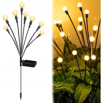 Venkovní osvětlení SOLÁRNÍ LAMPA LED SWING ZAHRADNÍ KULIČKY