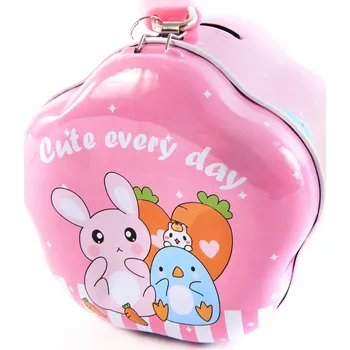 Pokladnička DĚTSKÁ POKLADNIČKA NA ZÁMEK RŮZNÉ BARVY