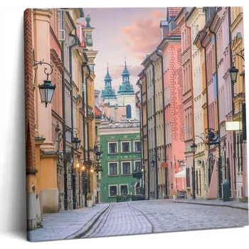 Obraz Fotoobraz na plátně s dřevěným rámem do ložnice - Staré Město ve Varšavě