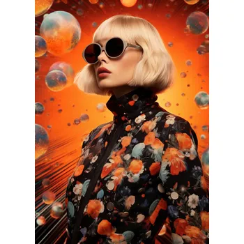 Plakát Plakát Sluneční Akcent bez rámu 50 x 70 cm