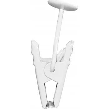 Kovové žabky s kluzákem pro PVC lištu 10 ks