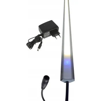 LED páska LED lišta pod skříňku, rohová, 50 cm - stmívač LED, STUDENÁ BÍLÁ