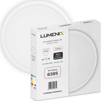 LED panel stropní svítidlo nástěnný kulatý 24W PREMIUM CCD