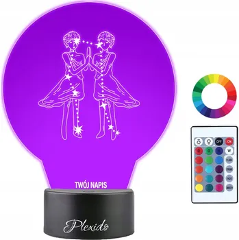 Lampička Plexido vícebarevná Noční lampa