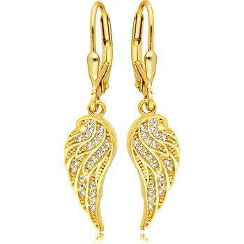 Náušnice Náušnice s zirkony Euforia Angel Wings 3,4 cm