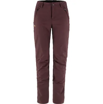 Dámské kalhoty kalhoty turistické dámské FJÄLLRÄVEN Abisko Trail Stretch Trousers W Port - 36