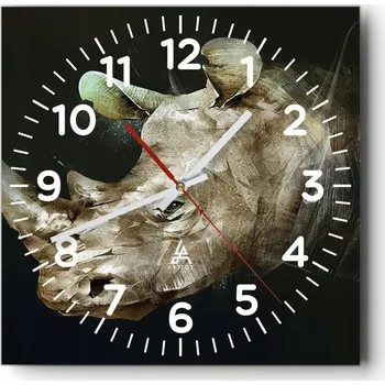 Hodiny Nástěnné hodiny do obýváku 40x40 Abstrakce Tiché hodiny Skleněné hodiny Bez hlučnosti