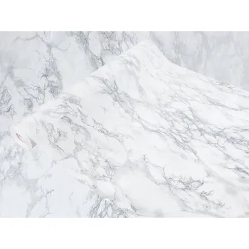 Tapeta Dekorační PVC fólie samolepicí - Vzor stříbrný mramor, šíře 67,5 cm (cena za metr)