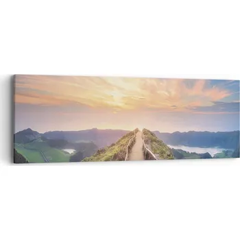 Obraz Obraz na plátně do obýváku ložnice 90x30 krajina foto obrazy na zeď