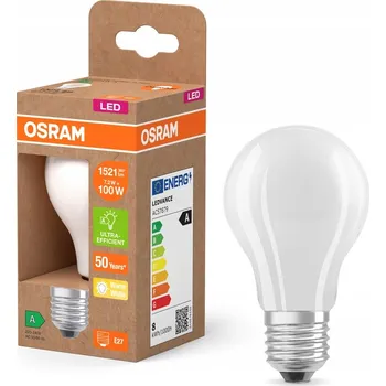 Žárovka LED žárovka A60 E27 7,2W (ekvivalent 100W) 1521lm 2700K FILAMENT 212lm/W Třída A OSRAM