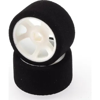 RC náhradní díl Mechové přední gumy, 1/12, bílý disk, HAGBERG Edition