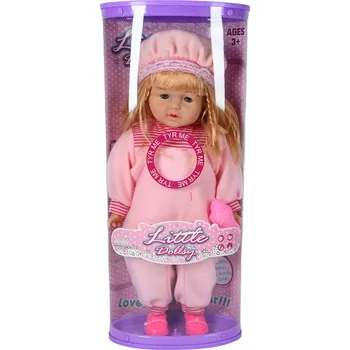 Panenka MIMINKO VELKÁ PANENKA JAKO ŽIVÁ 50CM PRINCEZNA DLOUHÉ BLOND VLASY SMĚJE SE