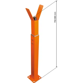 Pohon brány NICE S.p.A. Pevná, výškově (750 - 980 mm) stavitelná podpěra ramene pro závory