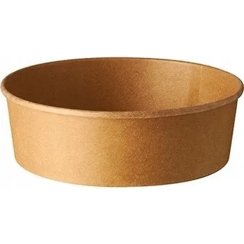 Jednorázové nádobí Misky z papíru o objemu 500 ml, průměr 150 mm, 50 Ks