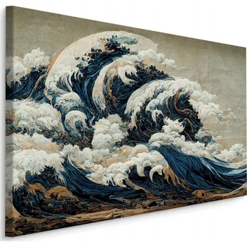 Obraz Obraz Canvas OCEAN Moře Japonský styl 3D 30x20