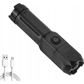 Svítilna LED SVÍTILNA EXTRA SILNÁ TAKTICKÁ NABÍJECÍ ZOOM USB KOMPAKTNÍ
