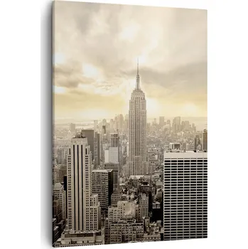 Obraz Obraz na plátně do obývacího pokoje ložnice 50x70 město obrazy na zeď canvas