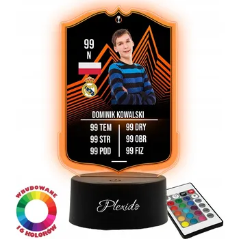 Lampička Plexido vícebarevná Noční lampa