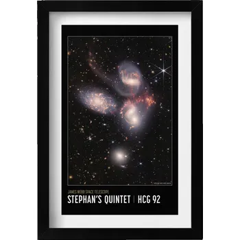 Obraz Dekorativní nástěnný obraz s grafikou Plakát motiv vesmíru fotografie NASA 20x30 cm