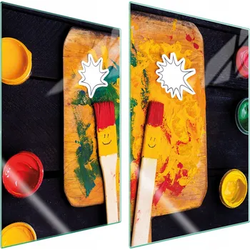 Kuchyňské prkénko Krájecí deska TMK ArtDeko sklo 2 ks