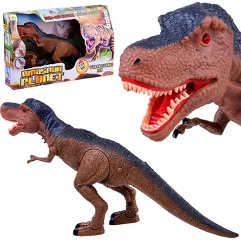 Figurka VELKÝ DINOSAURUS T-REX TYRANOSAURUS CHODÍ A ŘVE