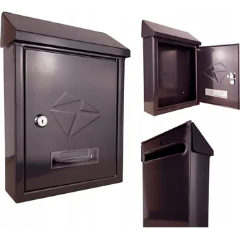 Železářství Poštovní schránka Eurobox, schránka HuW , hnědá