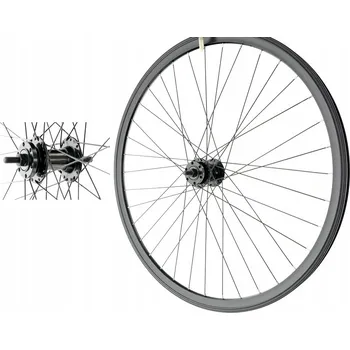 Zapletené kolo Přední kolo na kolo 28 palců hliníkové zesílené černé kotoučové brzdy Disc