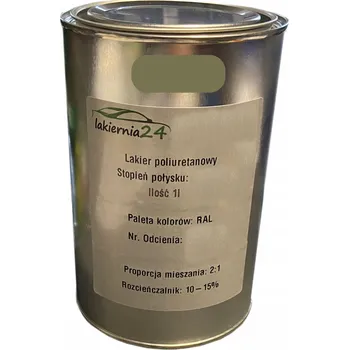 Lak na dřevo Barva Polyuretanová průmyslová barva, polyuretanový lak 1l lesk 2:1 RAL 6013
