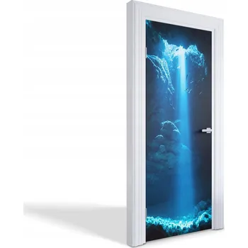Fototapeta Samolepící nálepka na dveře skříně Podvodní jeskyně 75 x 205 cm