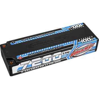 RC model letadla X-CELERATED 100C LiPo Stick Hardcase-7200mAh-7.4V-G4 (51,80Wh)