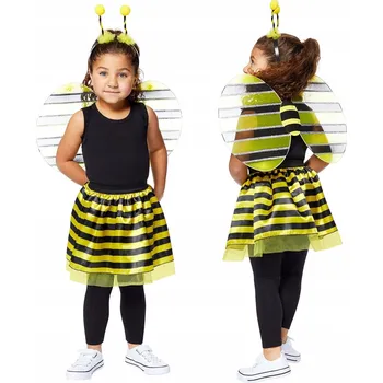 Karnevalový kostým Dětský kostým Set Tutu Křídla Tykadla Včelka 3-8 let 98-128 cm